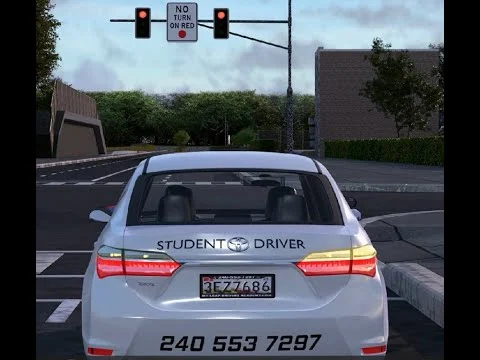 Making a right turn on red — project artwork